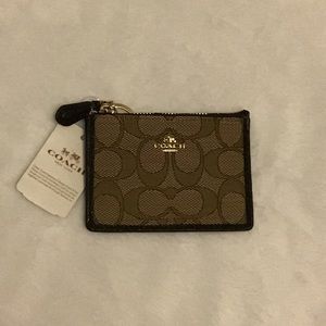 Coach Signature Keychain Coin Purse